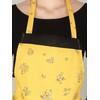 Waterproof Red Cotton Kitchen Apron with Front Pocket
