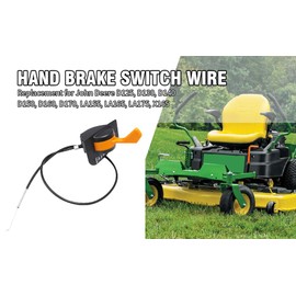 Hoypeyfiy Throttle Choke Cable GY21984 Replacement for John Deere D125 D130 D140 D160 D170 LA155 LA165 LA175 X165 GY21308, GY21624