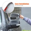 Carbon Side Rearview Mirror Cover Cap For Nissan TITAN 2016-2023