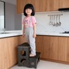 2-Step Folding Stool, Portable Bedside Step Stool, Non-Slip Folding Step