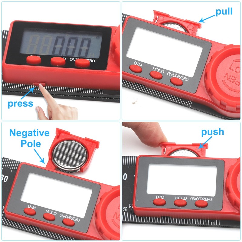 HENGBIRD 2 in 1 Protractor Digital 360° Multi Angle Gauge