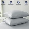 LINENOVA 100% Luxury Cotton Standard Pillowcases(Set of 2),Super Soft and