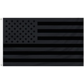 Black America Flag for House Yard Bedroom Garden Car Indoor and Outdoor Decor Bannar for Room Tapestry Gift with 2 Brass Grommets