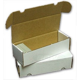 BCW Storage Box 550 Count (Quantity of 50) - Corrugated Cardboard Storage Box