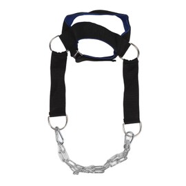 Neck Harness Increase Core Strength Support Injury Recovery Neck Exerciser for Home Gym Blue Black