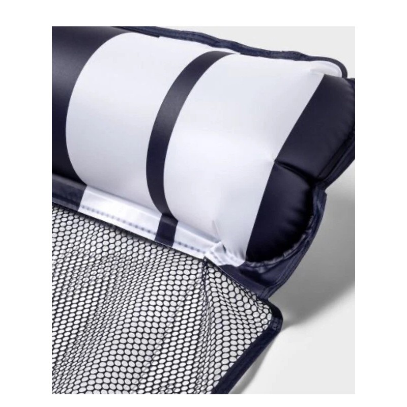 Sun Squad Inflatable Hammock Sun Squad Pool Float Navy &