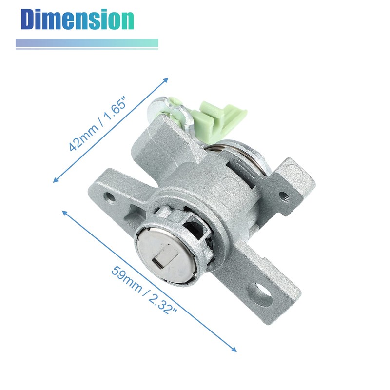 X AUTOHAUX 1 Set Door Lock Cylinder Set Kit with
