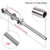 BLIKA 50 Pack Cable Railing Swage Threaded Stud Tension End