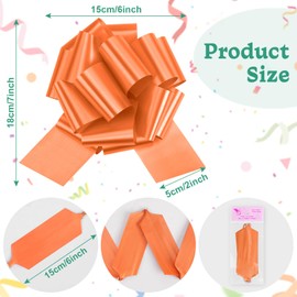 TUXIYA 40PCS 6 Inch Large Pull Bows,20 Colors Bow for Gift Wrapping,Reusable Birthday Ribbon Bow for Wrapping Boxes & Decorative Accents