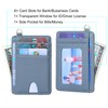 GEEAD Slim Minimalist Front Pocket RFID Blocking Card Holder Wallets