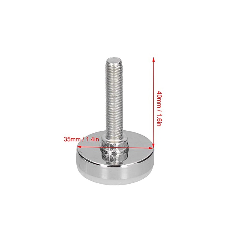 Pissente Nivelador de Patas de Muebles de Acero Inoxidable Ajustable