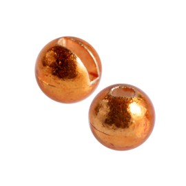 Temorah 35 Colors 2.0-6.4mm Slotted Tungsten Beads for Fly Tying (Metallic Orange, 4.0mm 50PCS)