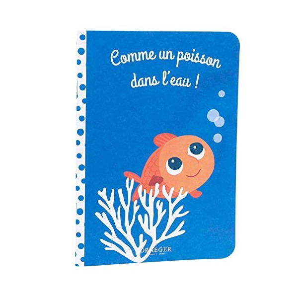 Draeger Paris Children's Notebook "Comme Un Fish dans L'Eau [French Language]