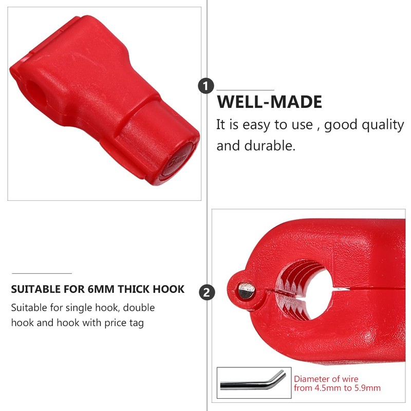 ULTECHNOVO Peg Hook Stop Lock Anti Theft Lock Security Display