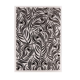 arriettycraft Feather Background Plastic Embossing Folder for Scrapbook DIY Album Card Tool Plastic Template Folder