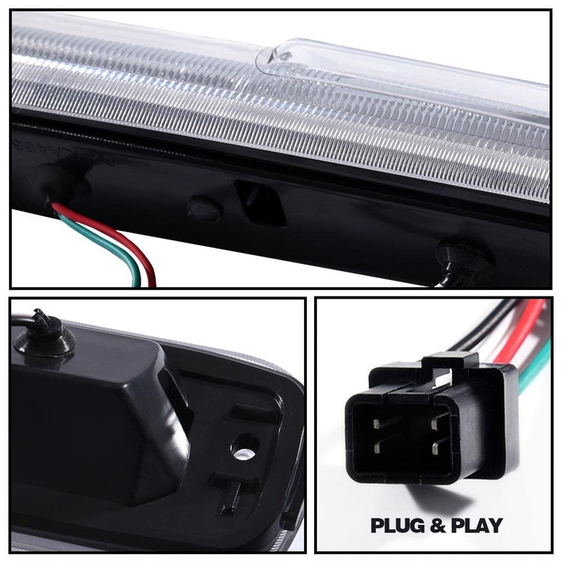 GRAND ORANGE 3rd Brake Light LED Compatible With Chevy Silverado