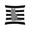 Nebelung Cat Lover Gift Throw Pillow