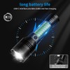 E-SHIDAI Rechargeable Flashlight, Tactical Flashlights 12000 High Lumens, USB C