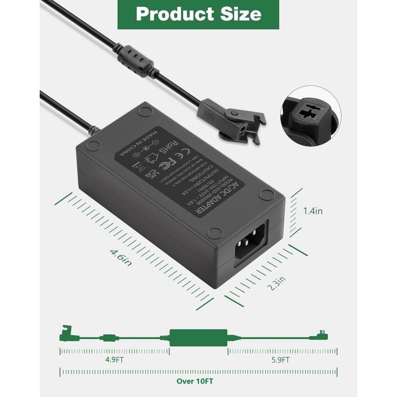 Power Recliner Power Supply, 29V, 2A, Universal 2 Pin Y