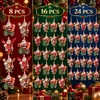 Christmas Wooden Santa Ornaments for Tree Decorating – 2D Bicycle
