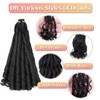YYOXZG French Curly Braiding Hair for Box Braids, 24 Inches,