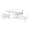 Daken Blackit Lite Drawbar Box 555 x 255 x 310