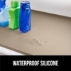 Gorilla Grip Waterproof Silicone Under Sink Mat with Raised Lip