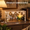 DIY Mini Museum Kit Pet Memorial Shadow Box with LED