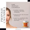 Propolis Calendula Salve, Skin Soothing Balm, Herbal Moisturizer, Made in