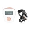 Ring Counter White Manual Luminous Ring Type USB Rechargeable Sweat