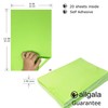 Allgala 20 Pack Self-Adhesive EVA Foam Paper 8x12 Inch Sheets-Lime-CF85409