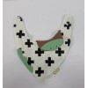 Kidsneed Triangle Snap Closure Teething Baby Bandana Animal Drool Bibs