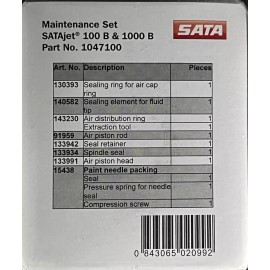 SATA 1173260      11 Piece Repair Kit,   1000B, 100B, Spray Guns