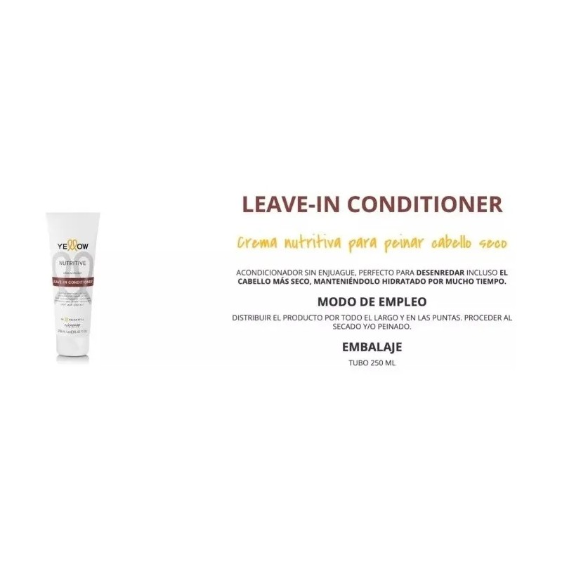 Yellow Nutritive Shampoo + Leave-in Acondicionador