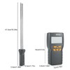 Grain Meter, Digital LCD Display Digital Handheld Humidity Analyzer Humidity