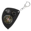 BIUDECO Distance Calculator Keychain Compass Multifunctional Surveying Gauge for Outdoor