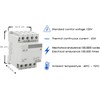 4 Pole Controlsupply Contactor with 120volt AC Coil 50A HC1-63
