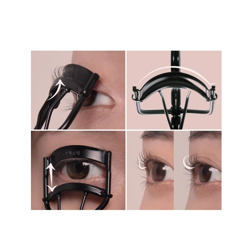 EQUMAL Curved Edge Eyelash Curler Set 4items