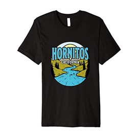 Vintage Hornitos, California River Valley Souvenir Print Premium T-Shirt