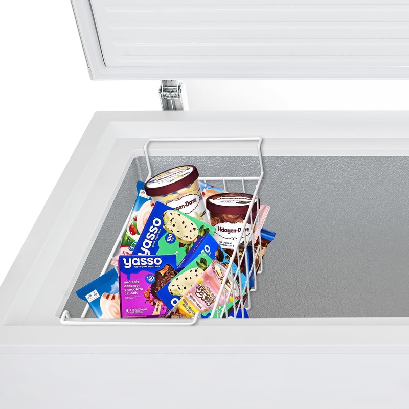 Homics Chest Freezer Baskets 15.5 Inch, Chest Freezer Organizer Bins