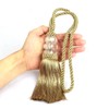 HedongHexi Curtain Tiebacks with Tassel, Outdoor Elegant Decorative Curtain Holdback,Modern