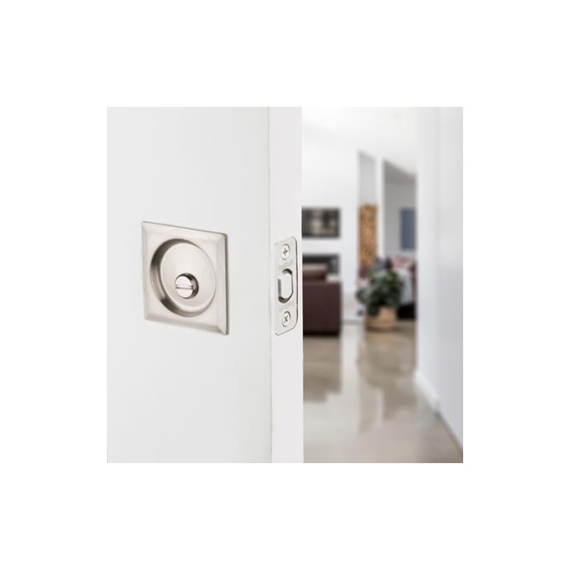 Kwikset 335 26D RND PCKT DR LCK Round Bed/Bath Pocket