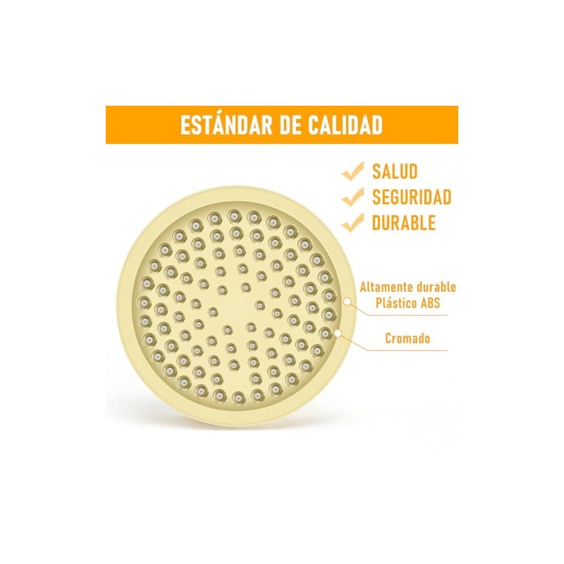AUTOWT Cabezal De Ducha, Cabezal De Ducha Fijo De Lujo