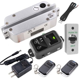 UHPPOTE Door Access Control Electric Drop Bolt Lock with RF Remote Control