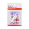 Staples 334823 Washable Glue Sticks Purple .26 oz. 4/Pack (10446)