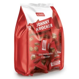 Roshen Johnny Krocker Chocolate Wafers – 12.35 oz (350g), Approx. 36 Individually Wrapped Crispy Wafers with Choco Cream – Classic European Snack, Dessert, Cookie, Candy Treat