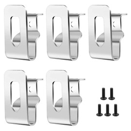 Alnicov Pack of 5 Belt Clip Replacement Hook Clips Tool Holder Tool Belt Clip Hook Suitable for Dewalt 20 V MAX Drill Tools