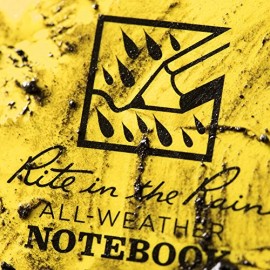 Rite in the Rain Yellow Waterproof Notebook 64 Pages Weatherproof Paper Spiral Wire O Binding