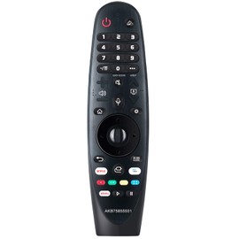 AKB75855501 MR20GA Voice Replacement Remote Applicable for LG TV 75NANO97UNA 49NANO80UNA 75NANO95UNA 55NANO80UNA 65NANO99UNA 65NANO80UNA 65NANO97UNA 49NANO86UNA 65NANO86UNA 65NANO95UNA 75NANO99UNA