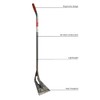 Guardian Fall Protection 54-Inch Shingle Removal Shovel 2560P , Red